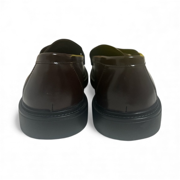 H&M Men's Dark Brown Slip-On Loafers - Picture 4 of 6